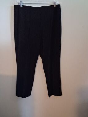Susan Graver Black Slim  Ponte Pants